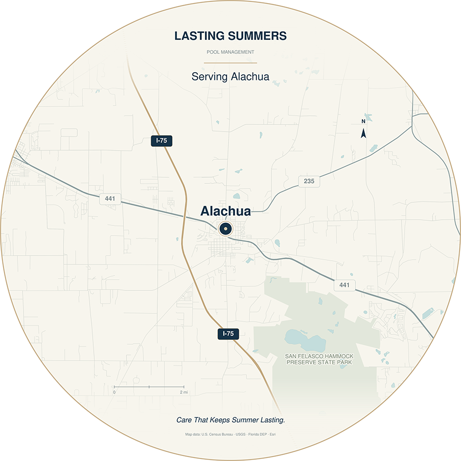 Alachua, FL map