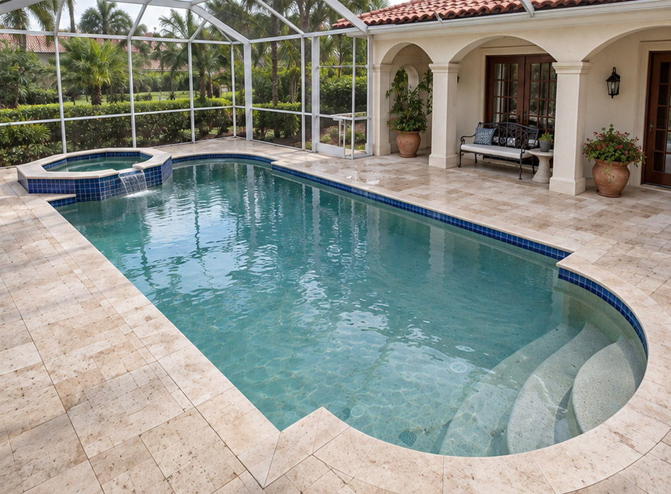 Residential Pool After Cleaning photo